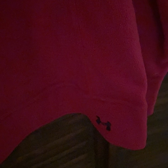 Underm armour quarter zip fleece sweatshirt - bright pink - Picture 2 of 3
